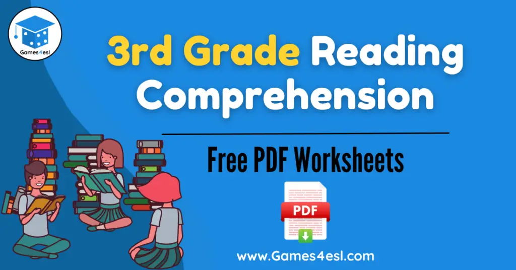 A featured image for a post about 3rd Grade Reading Comprehension Worksheets
