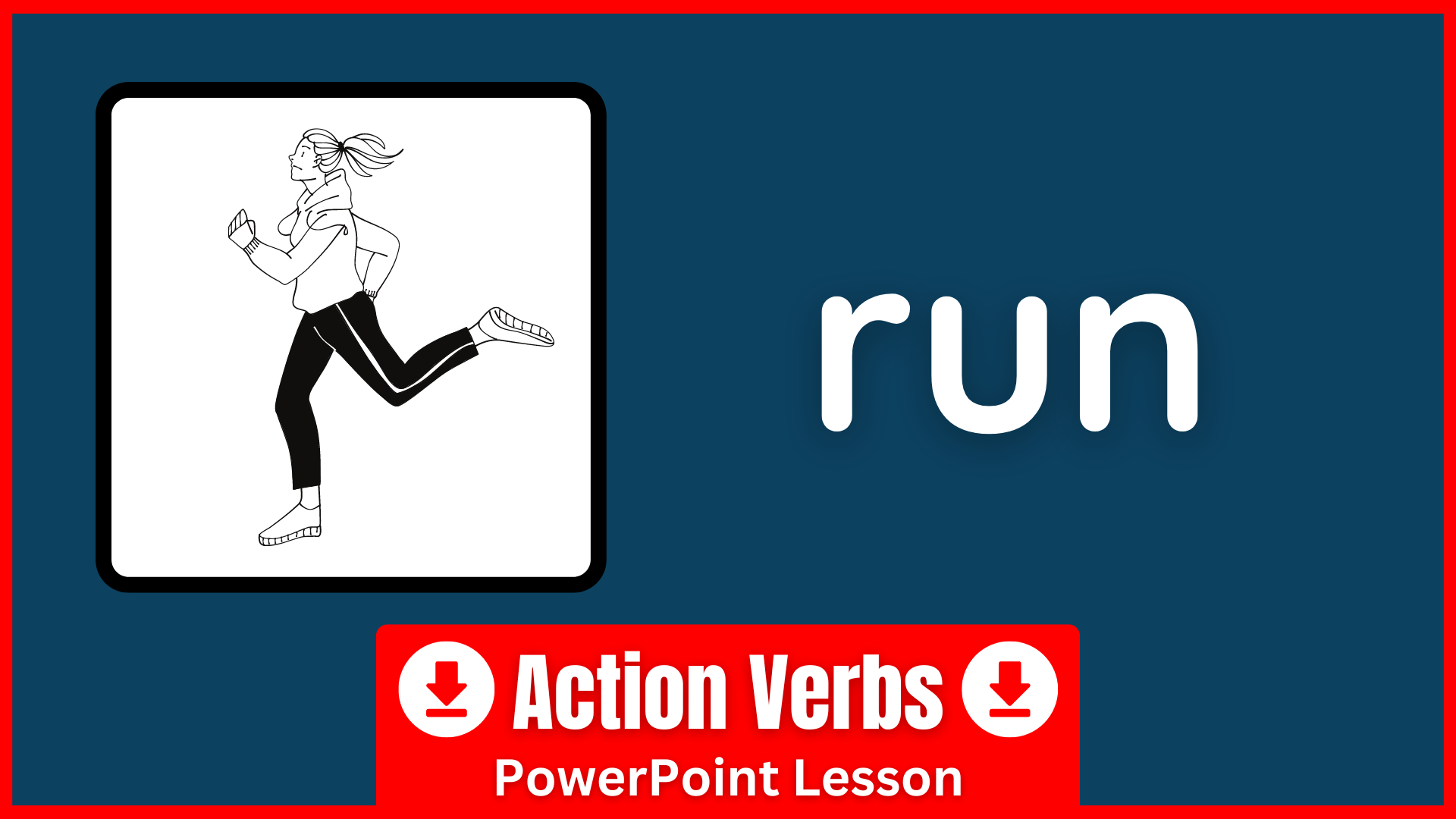 A PowerPoint For teaching action verbs.