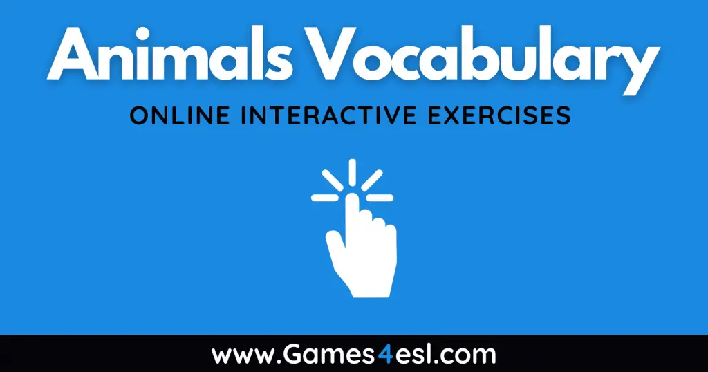 Animals - Vocabulary Exercises