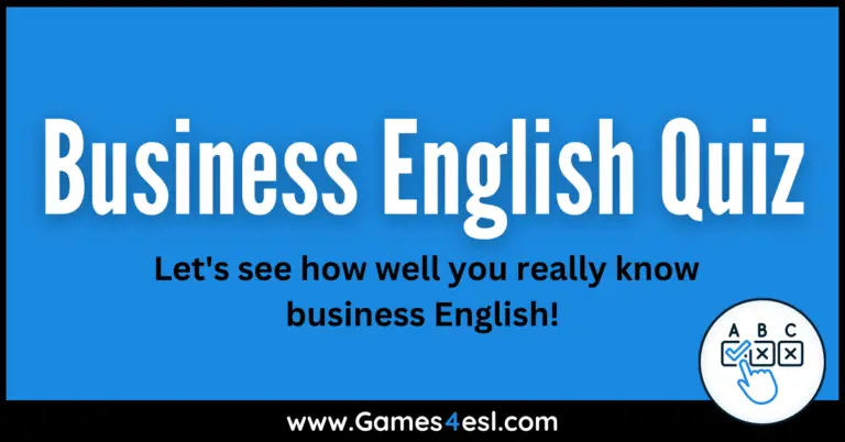 Business English Quiz