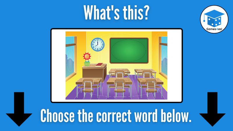 Classroom Objects Quiz Question