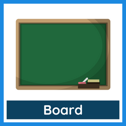 Classroom Objects Vocabulary - board