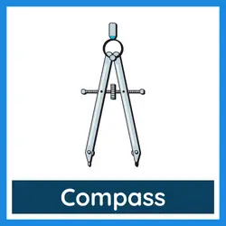 Classroom Objects Vocabulary - compass