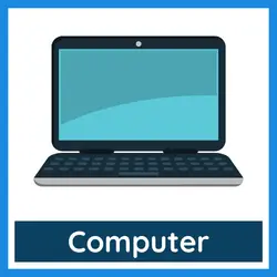 Classroom Objects Vocabulary - computer