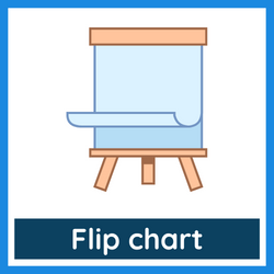 Classroom Objects Vocabulary - flip chart