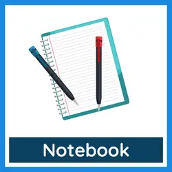 Classroom Objects Vocabulary - notebook