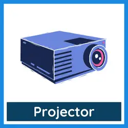 Classroom Objects Vocabulary - projector