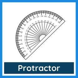 Classroom Objects Vocabulary - protractor