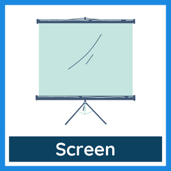 Classroom Objects Vocabulary - screen