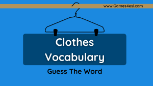 Clothes Vocabulary Game