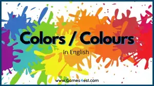 Colors In English PowerPoint