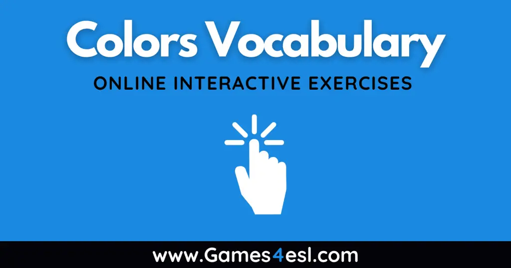Colors Vocabulary Exercises