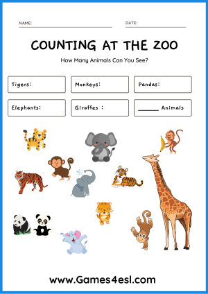 Counting Worksheet