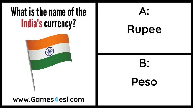 Currency Quiz Question
