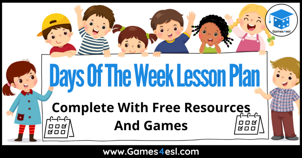 Days Of The Week Lesson Plan