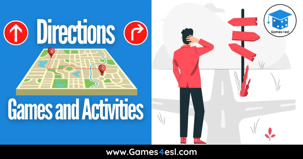 Directions Games | 6 Fun Activities About Giving Directions In English