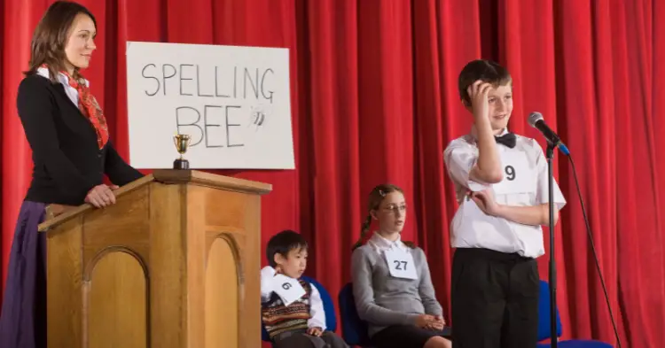 Extracurricular Activity Example - Spelling Bee