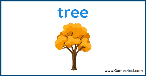 Fall Vocabulary - Tree