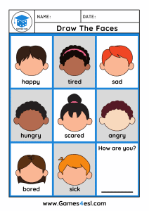 Useful List Of Feelings And Emotions In English | Games4esl