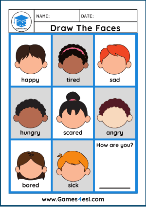 Feelings Worksheet