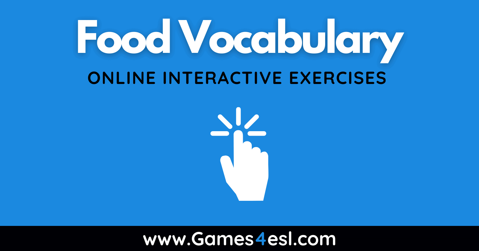 Food Vocabulary Exercises