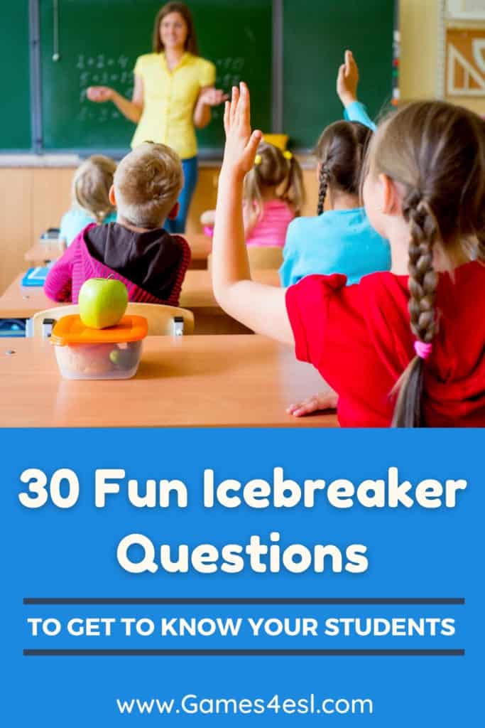 Fun Questions To Get To Know Students