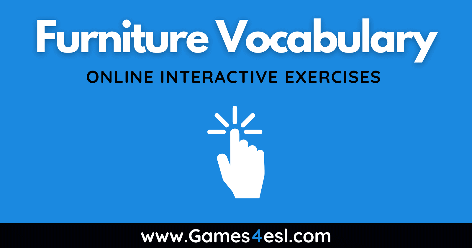 Furniture Vocabulary Exercises