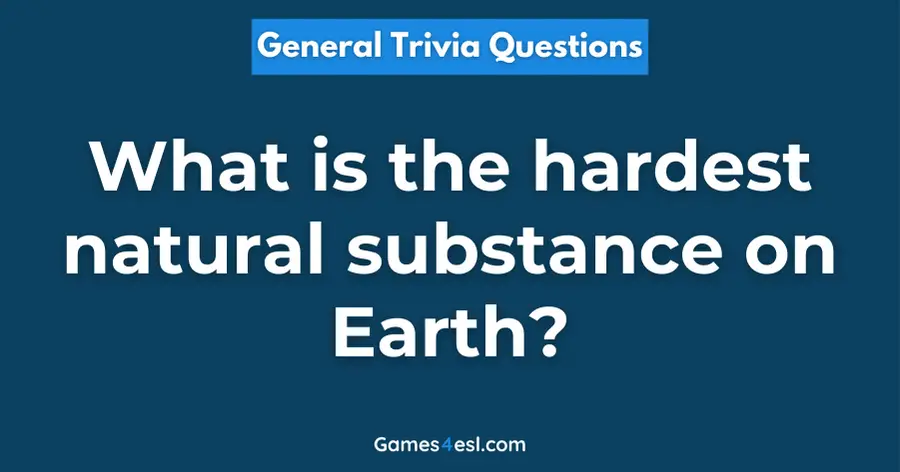 A General Trivia Question