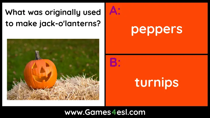 Halloween Quiz Question