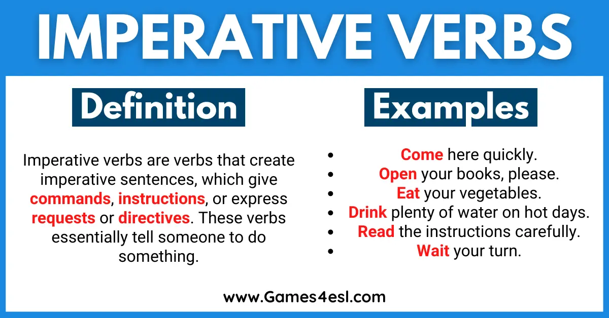 What Are French Imperative Verbs