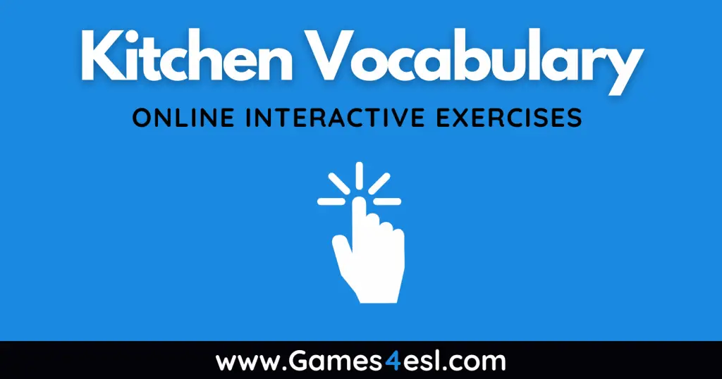 Kitchen Vocabulary Exercises