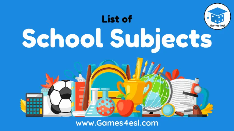 List Of School Subjects