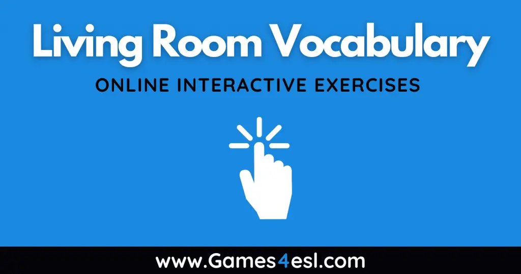 Living Room Vocabulary Exercises