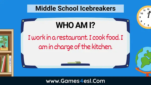 Middle School Icebreaker