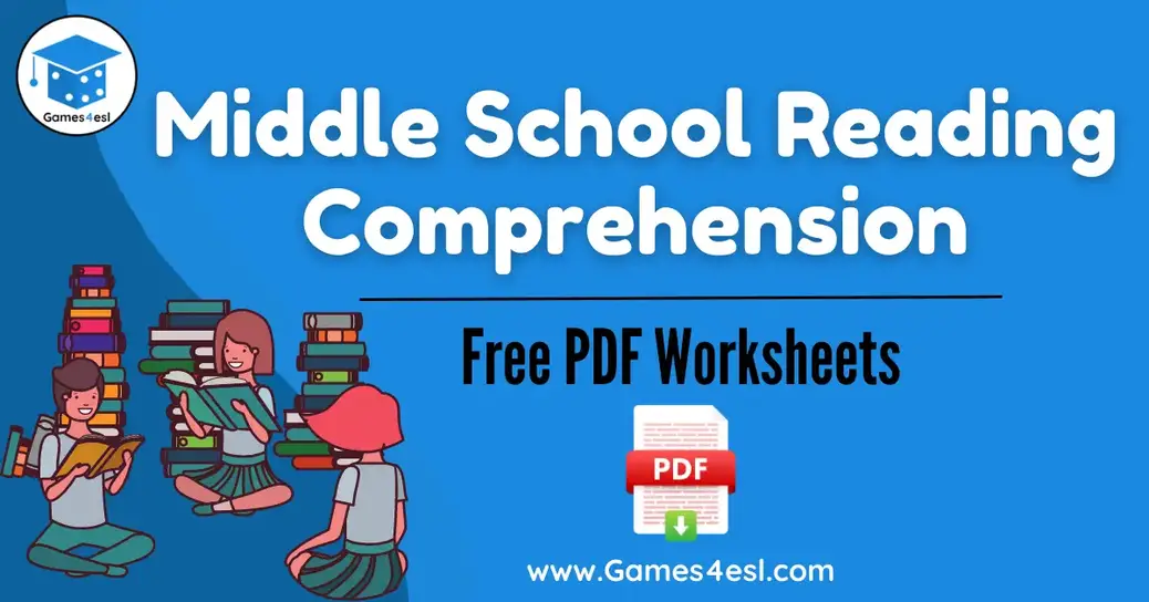 Middle School Reading Comprehension Worksheets