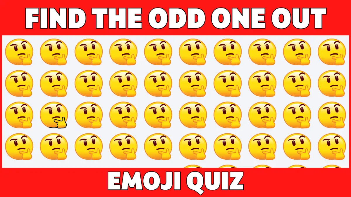 Odd One Out Emoji Game