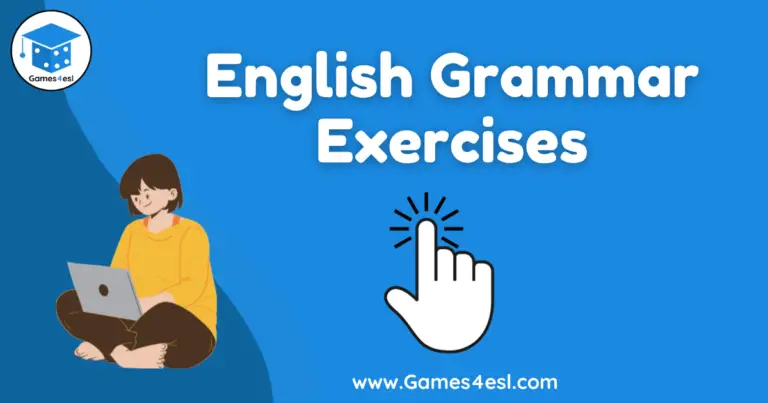 Interactive Online English Grammar Exercises