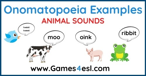 Onomatopoeia Examples - Animal Sounds