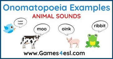 80 Onomatopoeia Examples And Example Sentences | Games4esl