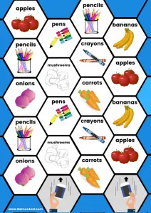 Printable Board Game - Plural Nouns