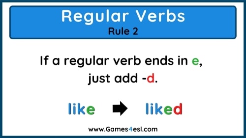 Past Tense Rules 2