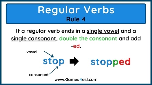 Past Tense Rules 4