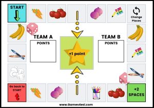 ESL Board Game - Plural Nouns