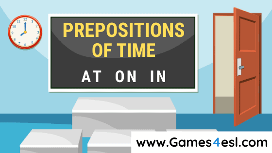 Prepositions Of Time Lesson Plan