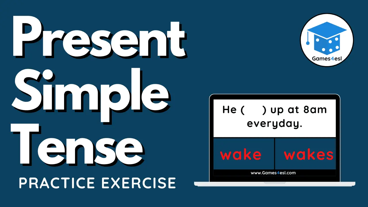 Present Simple Tense Exercise Games4esl