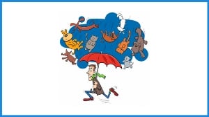 English Idiom Raining Cats And Dogs