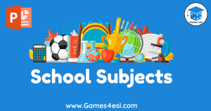 A PowerPoint for teaching school subjects in English.