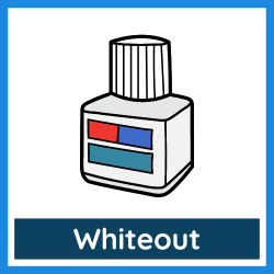 Stationery - Whiteout