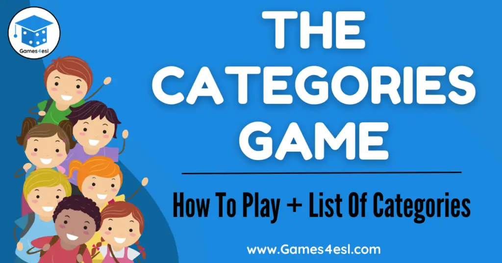 How To Play The Categories Game – A Super Fun Activity For Your Class