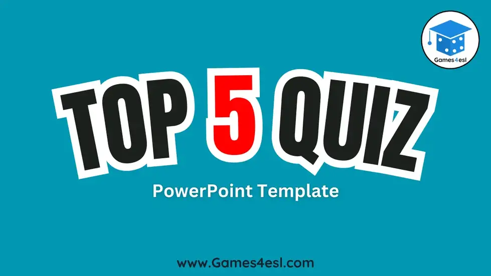 Top 5 Quiz PowerPoint Template